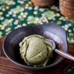 Green tea (matcha) ice cream